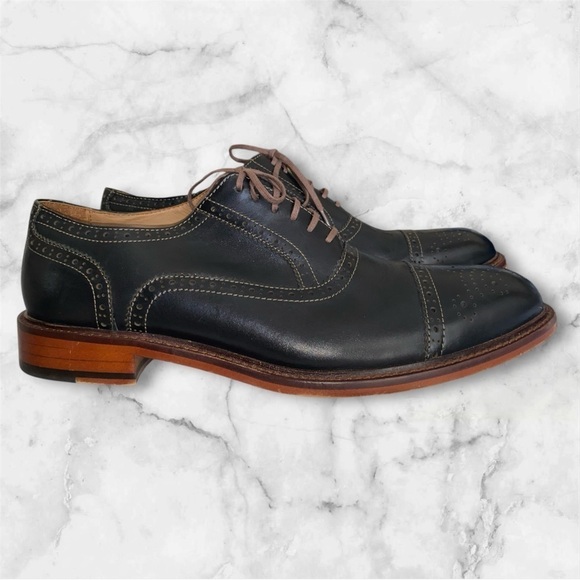Warfield and Grand Midway Cap Toe Leather Oxfords Men’s 11.5 Great Condition - Picture 1 of 9